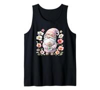 Floral Flower GNOME Dad Graphic For Florist Gardening Mom Camiseta sin Mangas
