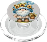 Floral Flower GNOME Graphic For Sunflower Grandpa Life PopSockets PopGrip para MagSafe