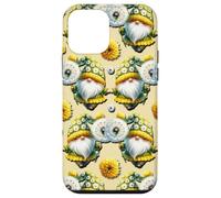 Floral Gnome Gardening Must Haves Dandelion Wishes Yellow Carcasa para iPhone 12 mini