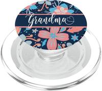 Floral Grandma Love from Grandkids Mother's Day PopSockets PopGrip para MagSafe