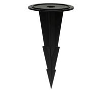 Floral Grave Holder, Cemetery Flower Vase, 5.12 Inch Plant Support with Secure Ground, Resin Flower Container, Memorial Holder with Elegant Style, Garden Decoration for Artificial Flowers Display