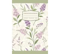 Floral Green Lilac Lined Notebook - Soft Cover Journal, Cute Feminine Writing Journal for Women and Girls: Beautiful Flower Pattern Notebook With ... Note-taking, School, or as a Thoughtful Gift