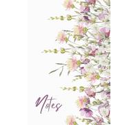 FLORAL KISS Lined Notebook Journal, Floral Design, Perfect for Work, School, Office, Home, for Girls, Teens and Women, 160 pages, 6 x 9 in