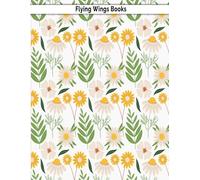 Floral Language Learning Graph Notebook - 5x5 Grid Paper for Japanese, Korean, or Chinese Writing Practice: Floral Language Practice Notebook for ... for Asian Script Learning & Vocabulary Logs