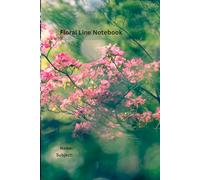 Floral line notebook for college student | Nature Line Notebook |