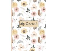 Floral Lined Journal for Women, Pretty 6 inches by 9 inches Notebook for Work & Note with 150 College Ruled Pages, beautiful Paperback Notebook for ... Perfect for learning in relaxing mode
