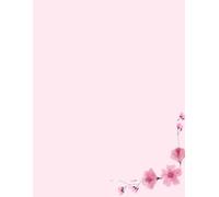 Floral Lined Journal: Pink Flower Notebook for Writing, Note-Taking and Daily Reflection | 130 lined pages: Blank and Lined Pages | Perfect for Teens, Women, and Self-Care Writing
