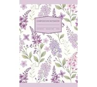 Floral Lined Lilac bloom Notebook - Soft Cover Journal, Cute Feminine Writing Journal for Women and Girls: Beautiful Flower Pattern Notebook With ... Note-taking, School, or as a Thoughtful Gift