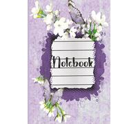 Floral Lined Notebook: 150 Pages | Soft Flower Background with Faded Black Lines | Elegant 6" × 9" Writing Journal for Daily Notes and Creative Ideas