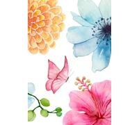 Floral Lined Notebook: Watercolor Botanical Notebook for Notes, Journaling & Everyday Writing