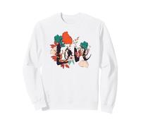 Floral Love Wildflower Boho Vintage Naturaleza Botánico Sudadera