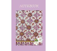 Floral Mandala Geometric Notebook: 120-Page Lined for Women & Girls | Elegant Pink Mosaic Floral Pattern Cover | 6 x 9 Inches College Ruled Notebook for Writing, School, and Daily Journaling