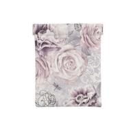 Floral Morado y Gris, Squeeze Top Wallet Bolsa de Almacenamiento para Mujer Monedero pequeño Bolsa de Cambio