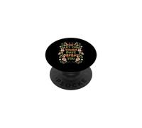Floral Motivational Don't Let The Tough Days Defeat You PopSockets PopGrip Adhesivo