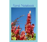 Floral Notebook: A floral school notebook with lined pages and aesthetic flower cover, perfect for note-taking, journaling, writing practice, classroom use, study sessions, and daily organization