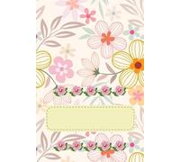 Floral Notebook for Women and Girls - 120 Pages, Elegant Flower Design, Softcover for School, Journaling, and Notes