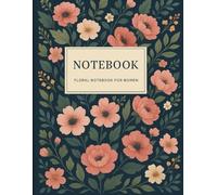 Floral Notebook for Women: Soft Pink Aesthetic | 120 Lined Pages | 6x9 in | Perfect for Journaling, Planning, or Notes