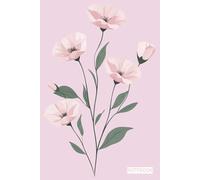 Floral Notebook Journal - 80 Pages, College Ruled, 6x9": Add a touch of elegance to your everyday writing