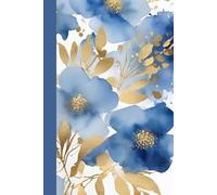 Floral Notebook Journal: Perfect for School, Office or a Gift, 120 Pages with Flower Elements