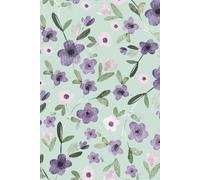 Floral Notebook - Light Mint Green: Quaderno con fogli puntinati per Bullet Journal, per scrivere e disegnare | 200 pagine | Formato A5 | Quaderno Floreale - Sfondo Verde Menta Chiaro
