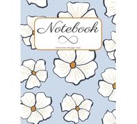 Floral Notebook: Luxury inspired Journal/Notebook | Aesthetic Floral Design | Perfect Notebook for Office and School | Great Gift for Her | 100 Pages | Lined White Pages | 8.5x11 inches