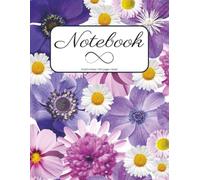 Floral Notebook: Luxury Inspired Notebook | Aesthetic Floral Design | Perfect Notebook for Work and School | Great Gift for Her | Wide Lined | 100 Pages | 8.5x11 inches