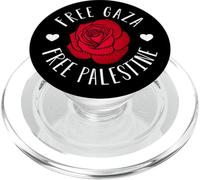 Floral Palestine Free Palestine Gaza Palestinian Support PopSockets PopGrip para MagSafe