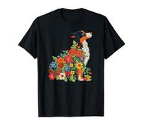 Floral Pastor Australiano Mamá Amantes de Perros Mamá Día de la Madre Camiseta