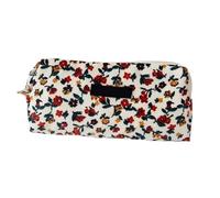 Floral Pencil Pouch, Cute Pencil Bag Zipper Pouch, Storage Bag Makeup Organizer, Toiletry Bag, Floral Pen Pouch for Women Girls School Supplies, 7.87x1.77x2.76 Inches