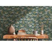 Livingwalls Papel pintado amarillo para salón dormitorio 394232 - Papel pintado floral - 10,05 m x 0,53 m para 5,33 m² - Fabricado en Alemania