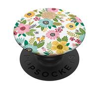 Floral Pop Mount Socket Botanical Vintage Jardín Flor PopSockets PopGrip Intercambiable