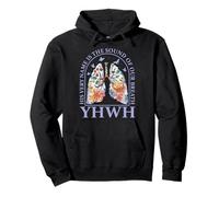 Floral Pulmón Cristiano Nuestro Mismo Aliento Habla Su Nombre YHWH Sudadera con Capucha