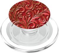 Floral Red Decor For Mom and Women Cute Aesthetic Flower PopSockets PopGrip para MagSafe