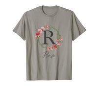 Floral Rosie Nombre Flores Nombre Personalizado Rosie Camiseta