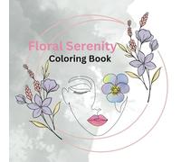 Floral Serenity: A Minimalist Line Art Portrait Coloring Book