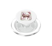 Floral Sheep Lamb Botanical Vintage Farm PopSockets PopGrip para MagSafe