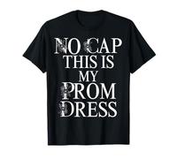 Floral sin gorra Esta es mi propuesta de vestido de graduación Camiseta