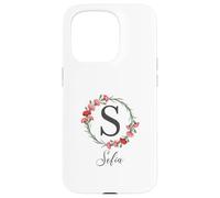 Floral Sofia Nombre Flores Nombre Personalizado Sofia Carcasa para iPhone 15 Pro