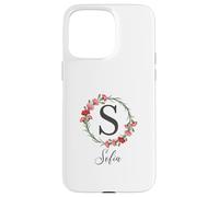 Floral Sofia Nombre Flores Nombre Personalizado Sofia Carcasa para iPhone 15 Pro MAX