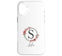 Floral Sofia Nombre Flores Nombre Personalizado Sofia Carcasa para iPhone 16 Plus