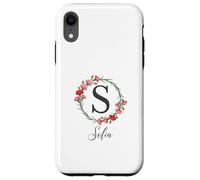 Floral Sofia Nombre Flores Nombre Personalizado Sofia Carcasa para iPhone XR