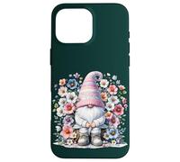 Floral Spring GNOME Graphic For Women and Mom Cute Flower Carcasa para iPhone 16 Pro MAX