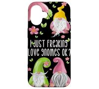 Floral Spring GNOME Quote For Women Girls Cute Summer Gnomes Carcasa para iPhone 16