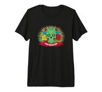 Floral Sugar Skull Day of Dead - Love Never Dies Gift Camiseta Premium