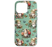 Floral Summer Accessories For Gnome Lovers Cute Butterfly Carcasa para iPhone 16 Pro