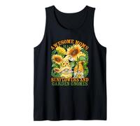 Floral Sunflower Garden Gnomes For Gardening Mom and Summer Camiseta sin Mangas