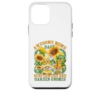 Floral Sunflower Garden Gnomes For Gardening Mom and Summer Carcasa para iPhone 12 Mini
