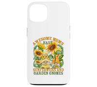 Floral Sunflower Garden Gnomes For Gardening Mom and Summer Carcasa para iPhone 13