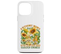 Floral Sunflower Garden Gnomes For Gardening Mom and Summer Carcasa para iPhone 13 Pro MAX