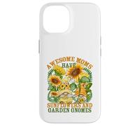 Floral Sunflower Garden Gnomes For Gardening Mom and Summer Carcasa para iPhone 14